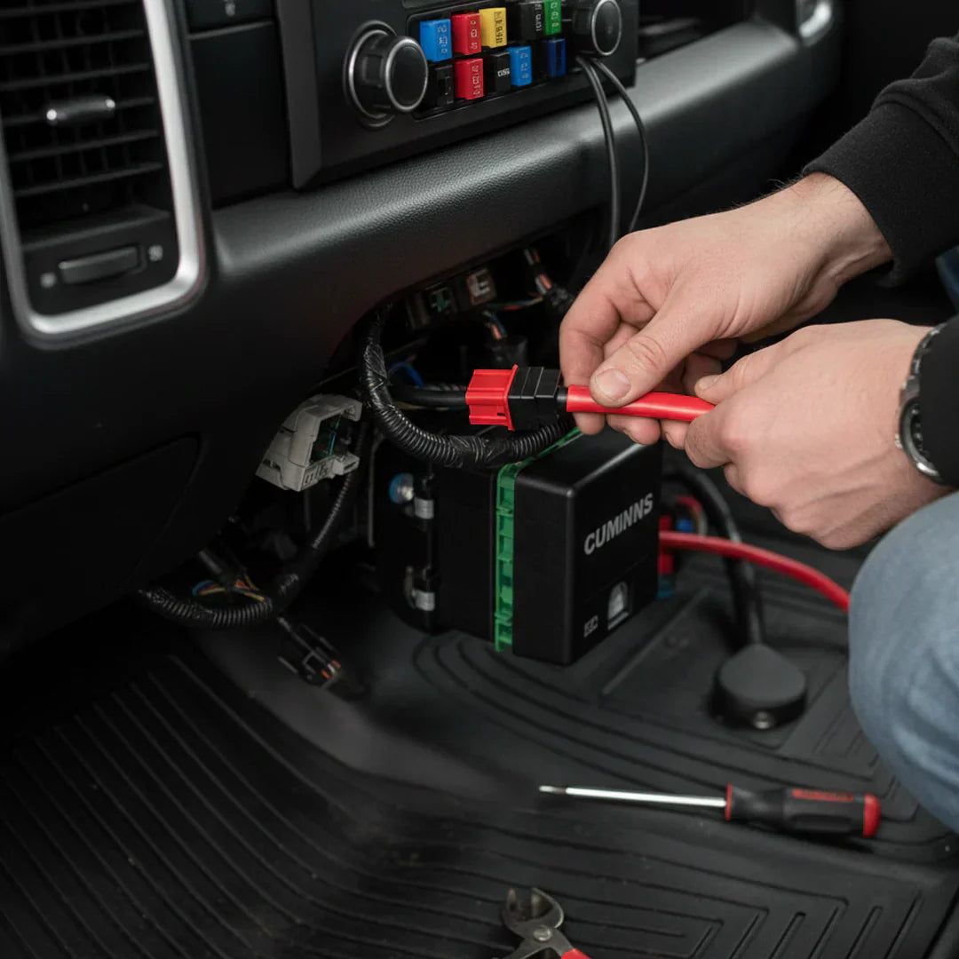 2018+ Cummins Bypass Cable Installation
