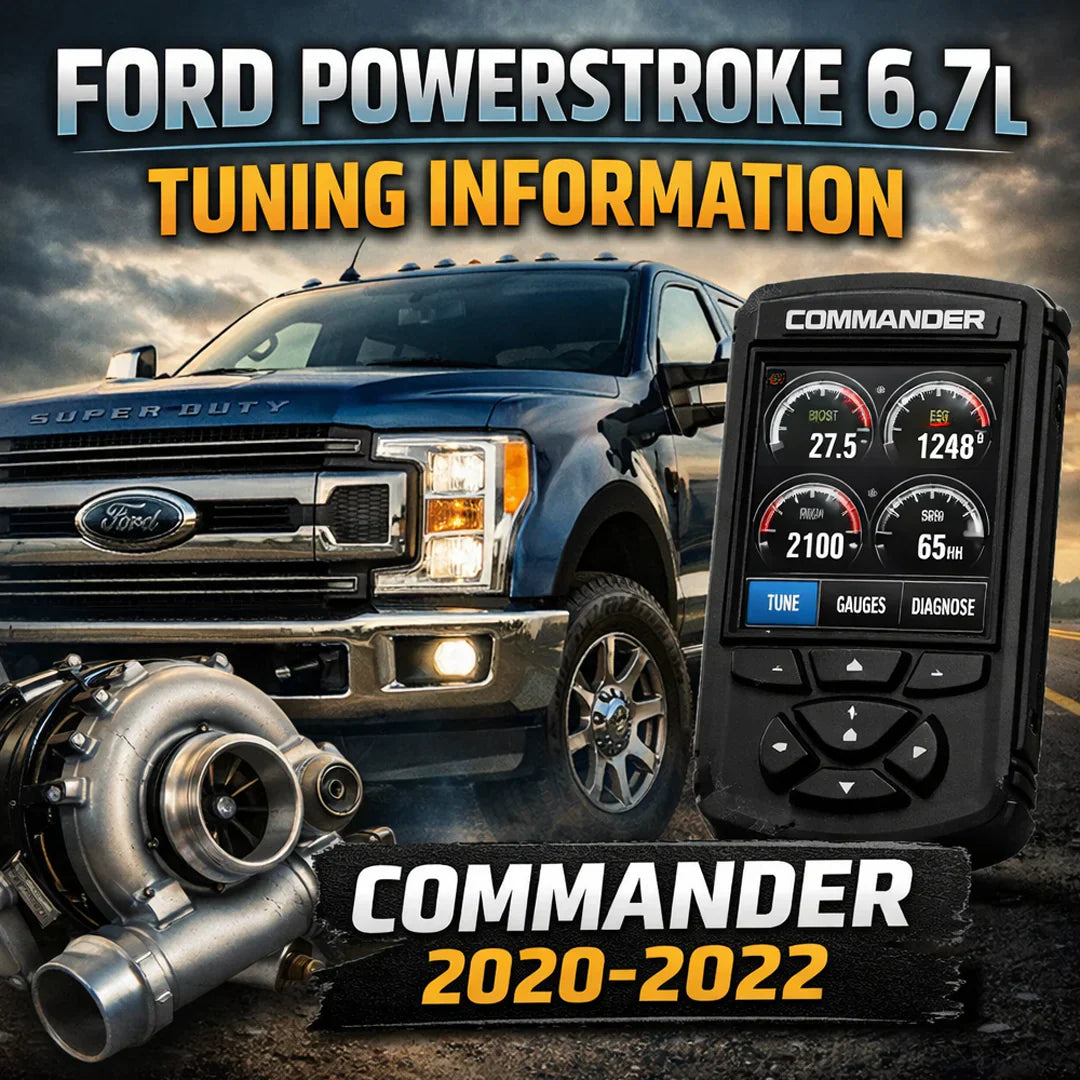 Ford Powerstroke 6.7L Tuning Information Commander 2020-2022