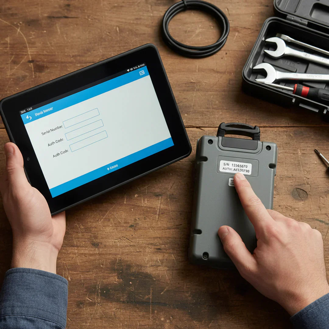 How to Find Serial Number and Auth Code