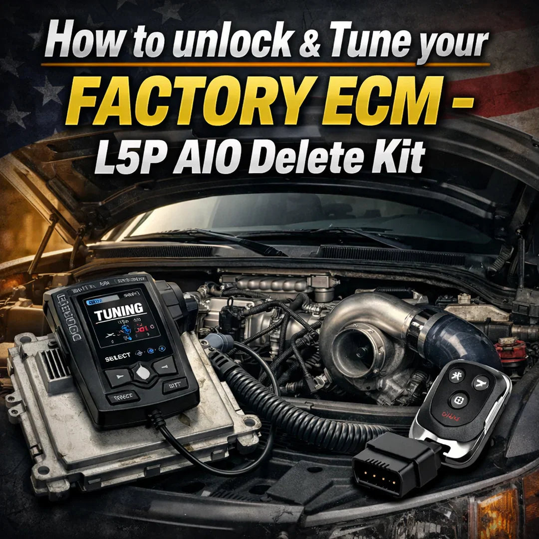 [INSTRUCTIONS] How to unlock & Tune your FACTORY ECM -  L5P AIO Delete Kit