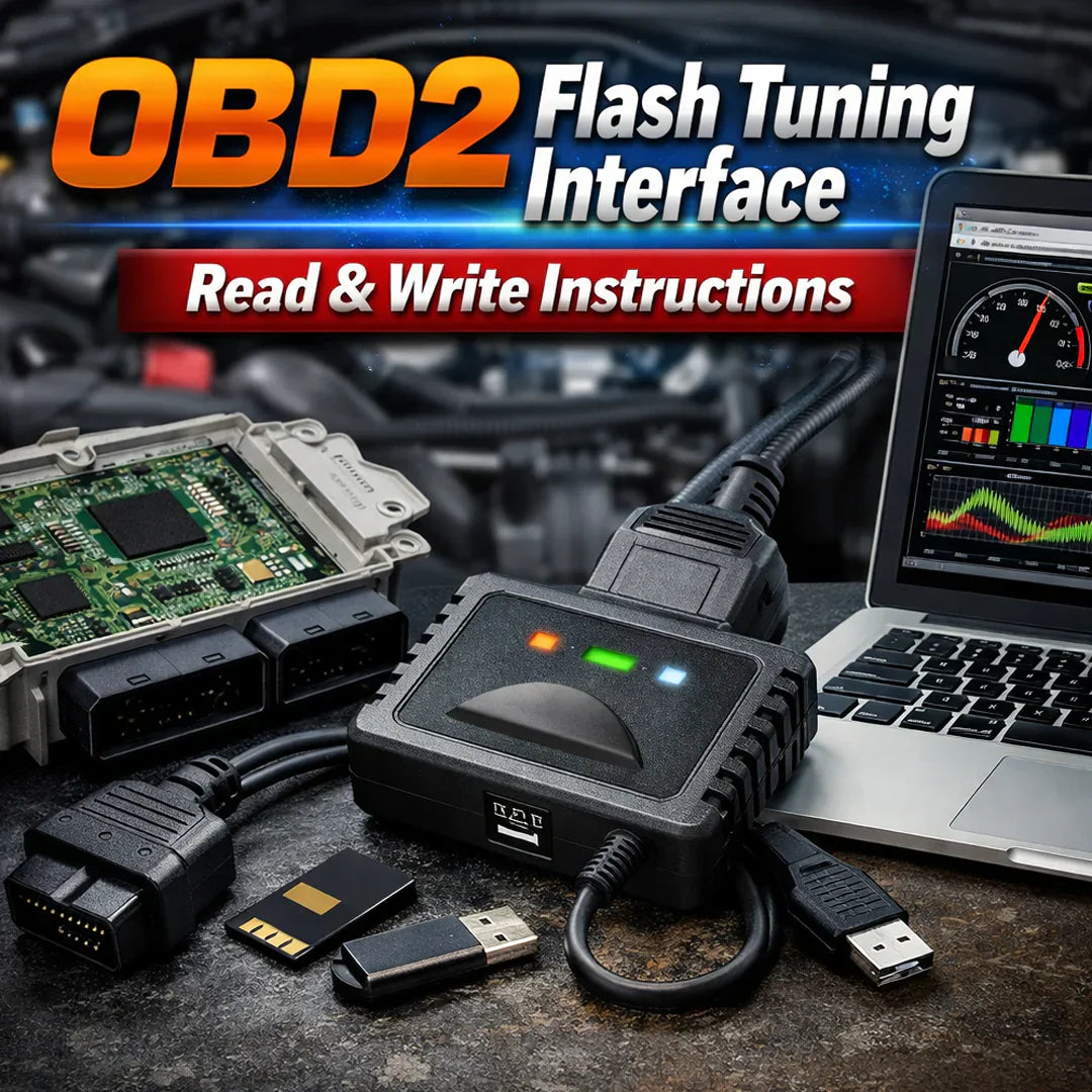 OBD2 Flash Tuning Interface Read & Write Instructions
